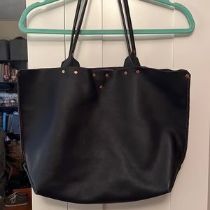Arden + James indigo leather tote